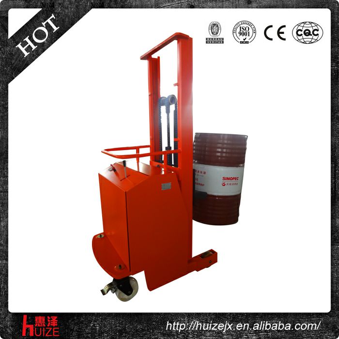 半電動(dòng)配重油桶車（無(wú)底腿,只堆垛，不翻轉(zhuǎn)）