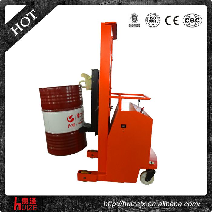 半電動(dòng)配重油桶車（無(wú)底腿，只堆垛，不翻轉(zhuǎn)）